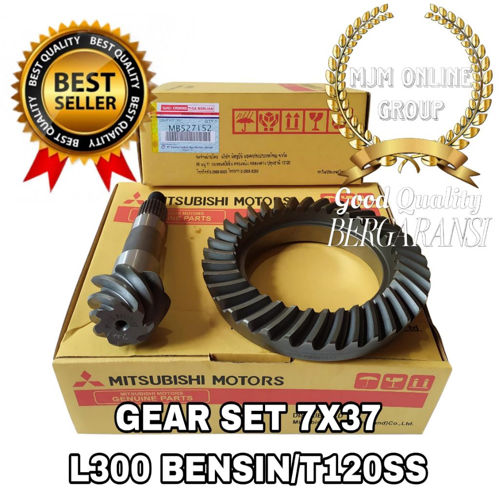 Gear set gigi gardan L300 bensin / T120ss 7x37