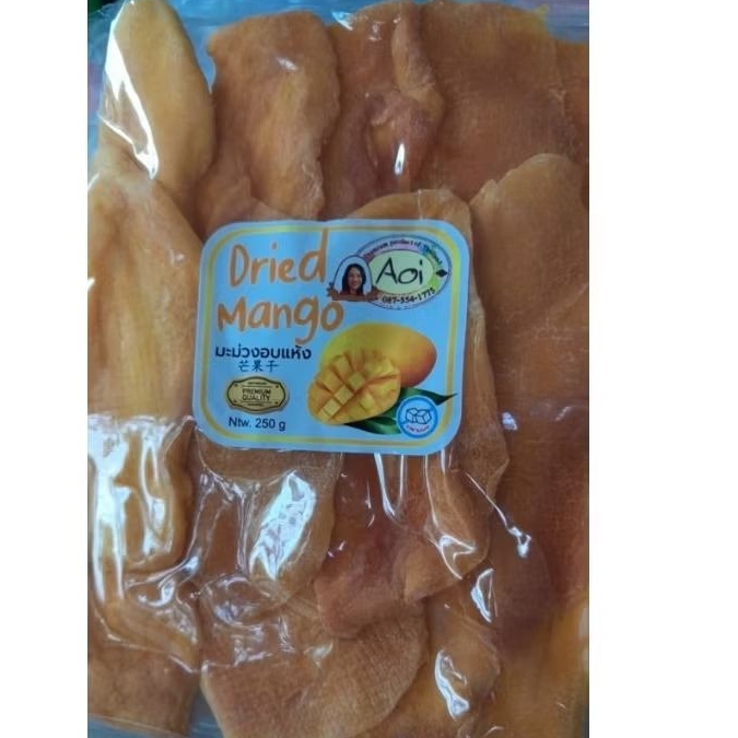 Aoi Mangga Kering(Dried Mango) No sugar