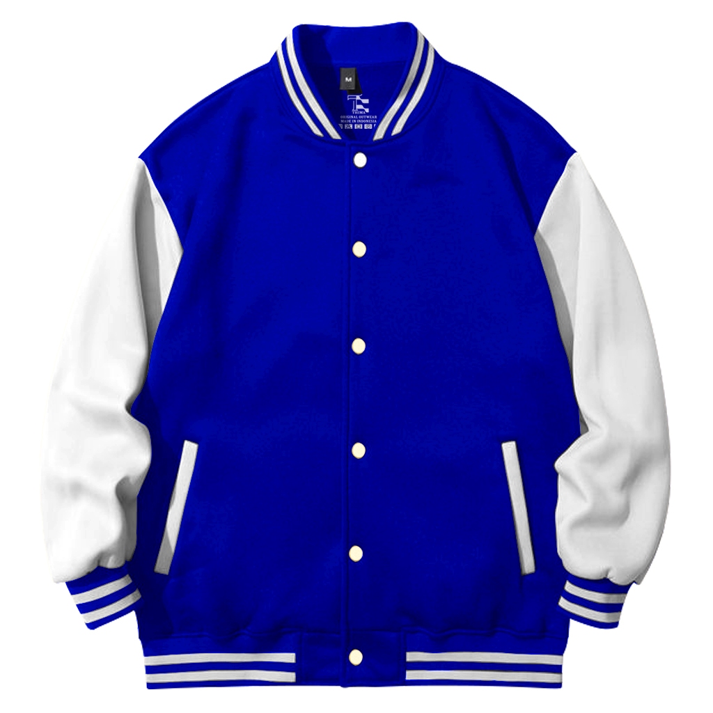Varsity Raglan Jeket Polos Unisex Jaket Baseball Polos