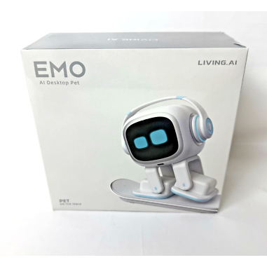 ORIGINAL ASLI EMO GO HOME A.I. DESKTOP PET INTERACTIVE SMART ROBOT WITH HOME STATION