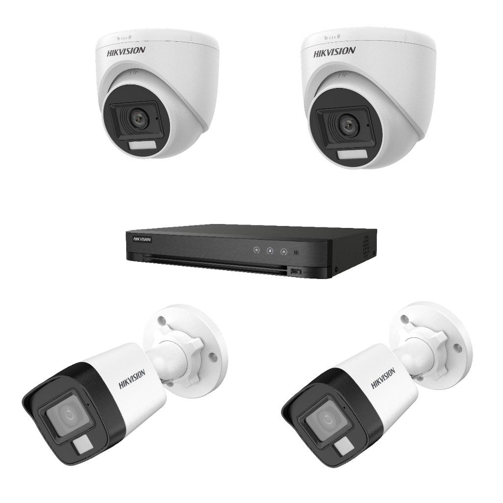 hikvision Paket Cctv 4 kamera untuk keamanan