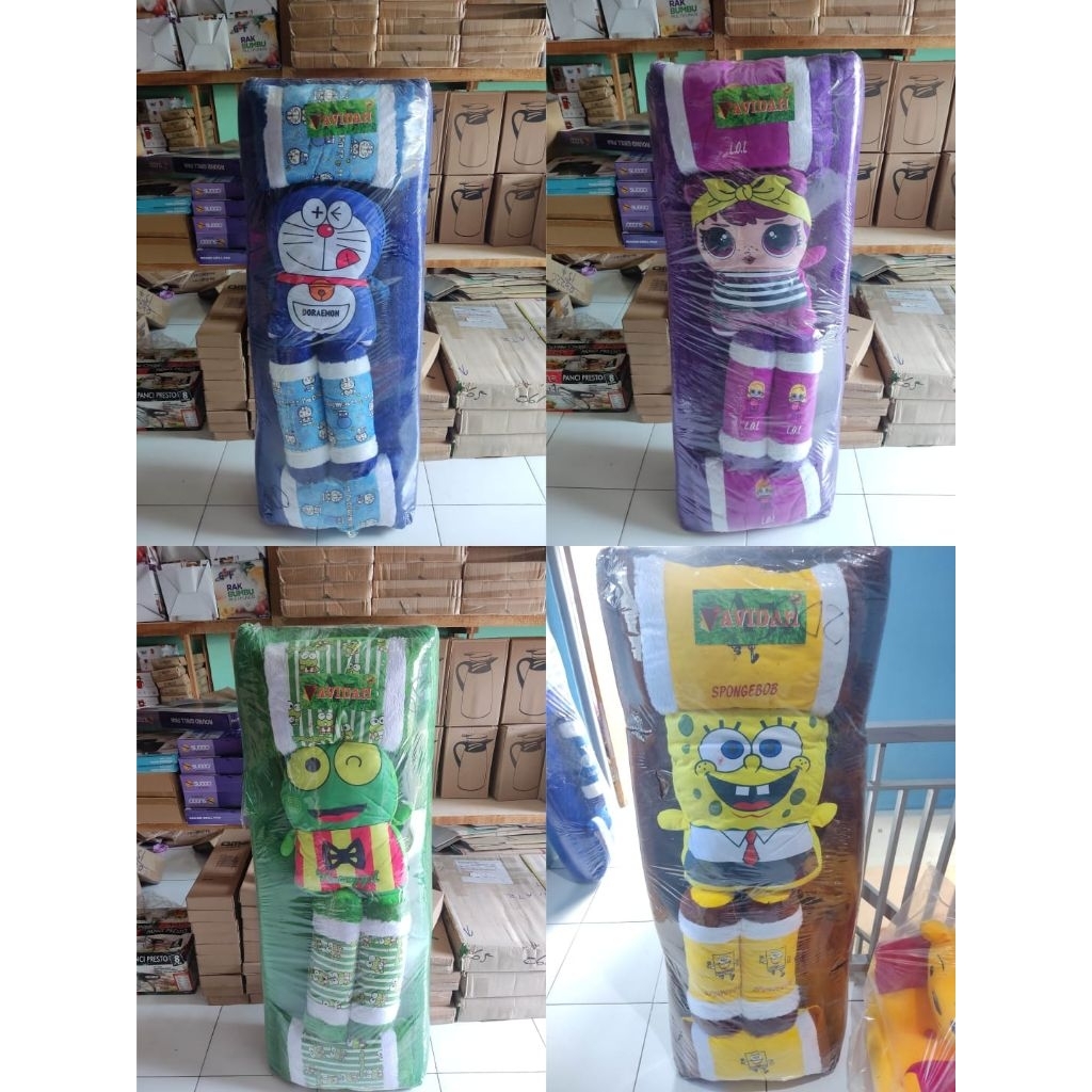 Kasur / tilam bulu, kasur rasfur / karakter bantal 5 uk 140cm