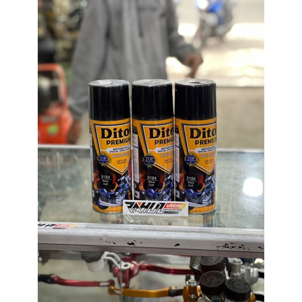 DITON PREMIUM HITAM DOFF 9184