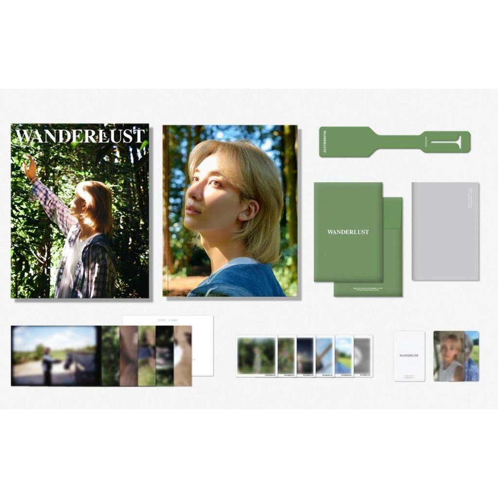 Ready stock sharing Jeonghan Wanderlust Photobook