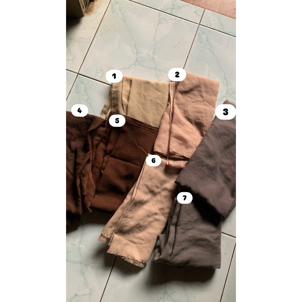 prelove kerudung bahan paris