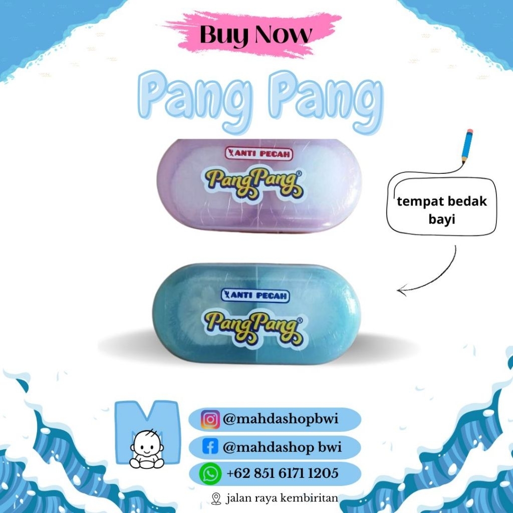 pang pang / tempat bedak bayi / bedak / tempat bedak / bayi / pang pang tempat bedak bayi