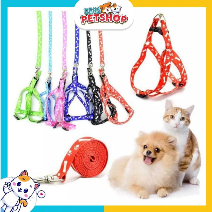 Harnes Kucing dan Anjing Kecil - Tali Untuk Kucing Anjing