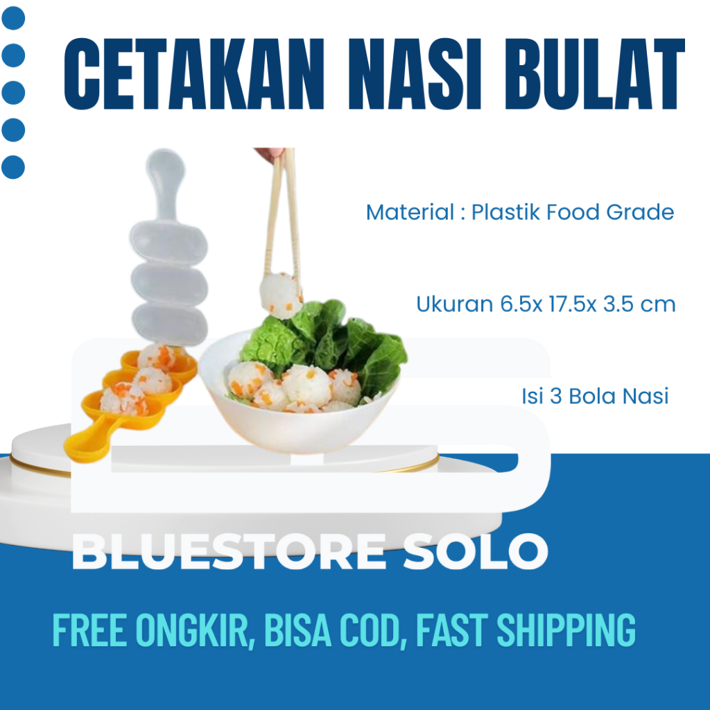 Cetakan Nasi Bulat Bento Mini Rice Ball Shaker Cetakan Nasi Bento Cetakan Bento