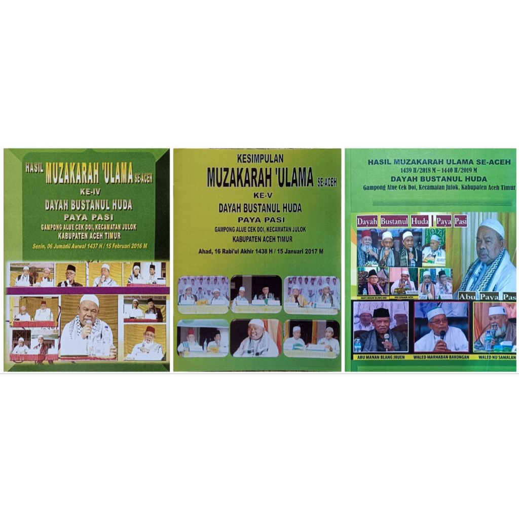 BUKU MUZAKARAH ULAMA SE-ACEH