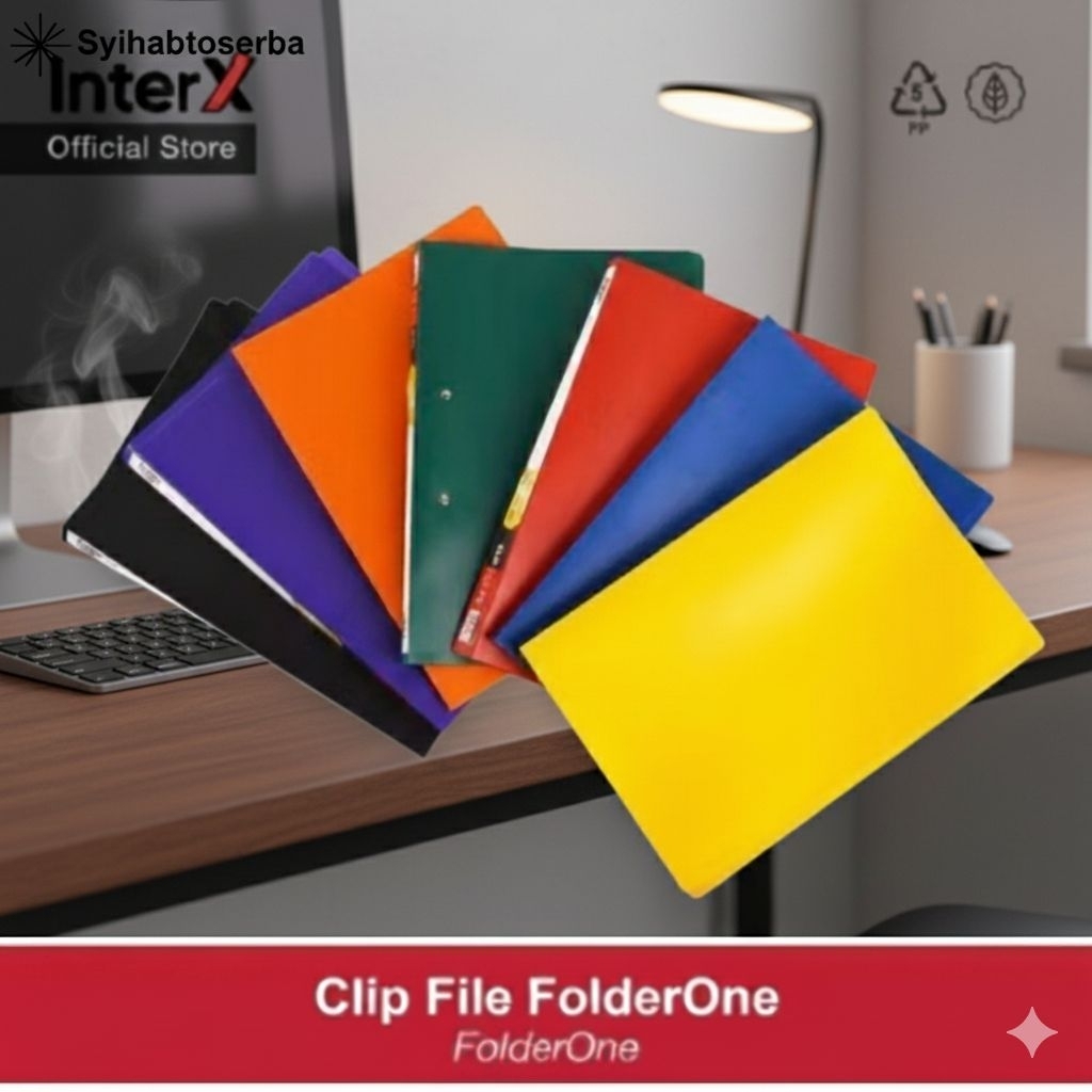 Folder One map Jepit ( clip file ) Folio