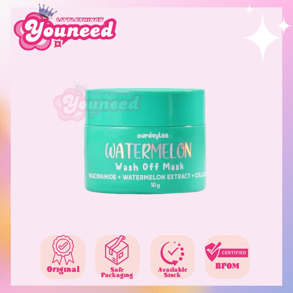 OURDAYLEE - Watermelon Wash Off Mask Ourdaylee 50g