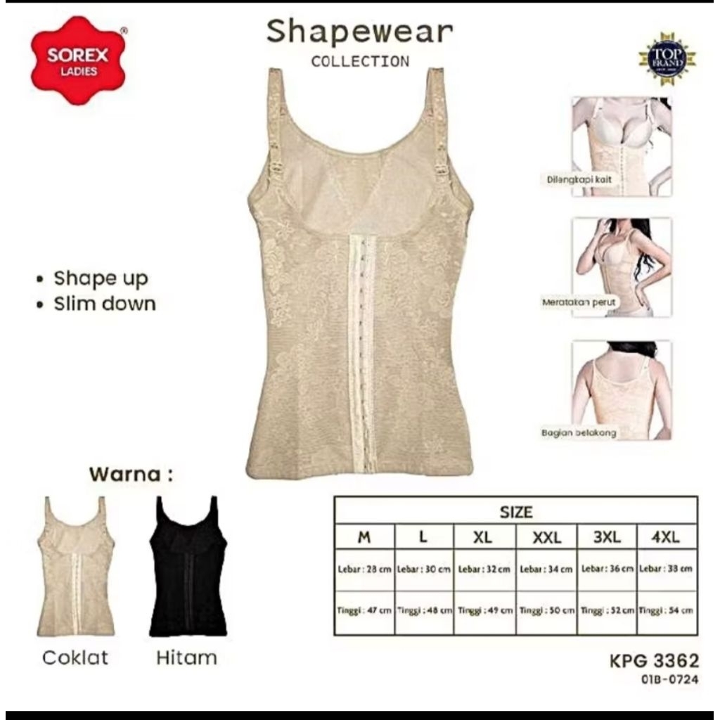 KORSET / STAGEN BADAN / PUNGGUNG SOREX 3363 KAIT
