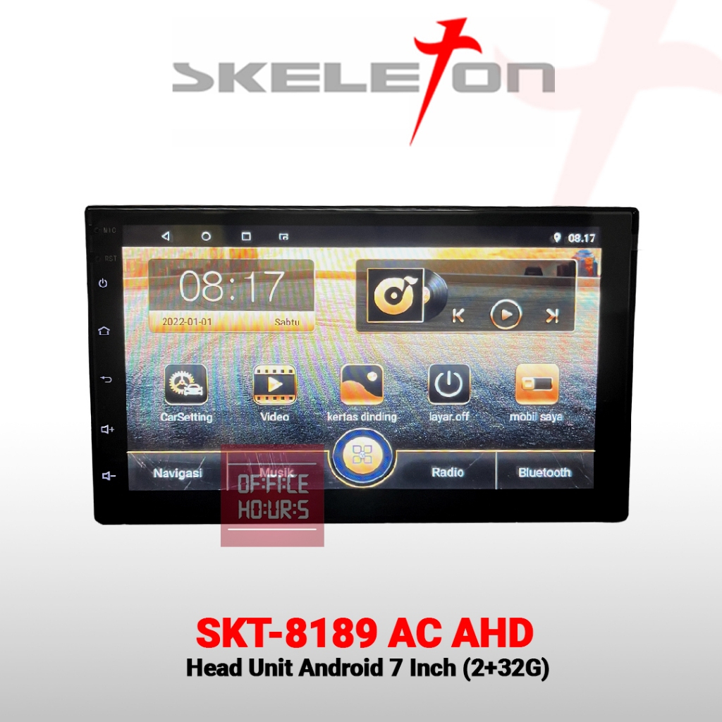 Head Unit Android Skeleton SKT-8189 7Inch