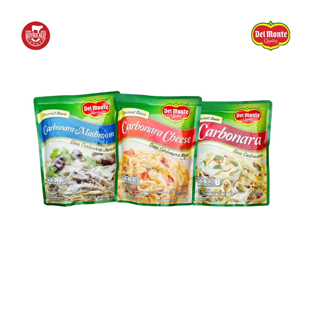 

Del Monte Saus Carbonara 180gr - Brothermeatshop
