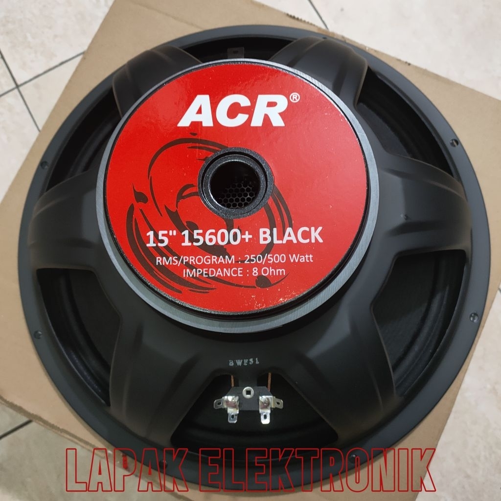 Speaker ACR 15600+ Black Woofer 500 Watt ACR 15600 | LAPAK ELEKTRONIK