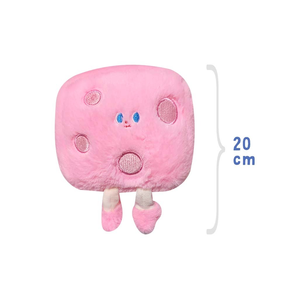 Boneka Keju Kotak Lucu - Boneka Keju Lucu, Warna Cerah, Bentuk Unik & Viral