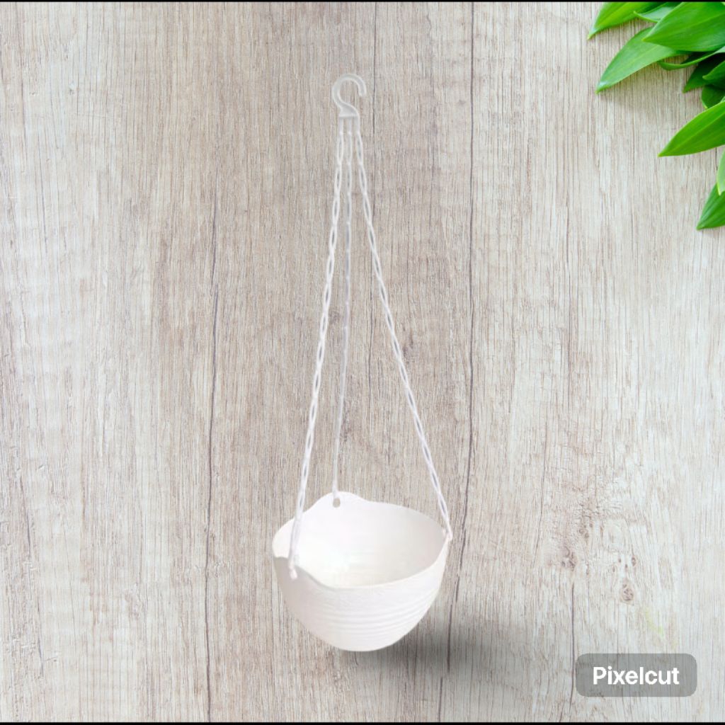 pot gantung putih,pot gantung Lavenia,pot bunga mewah