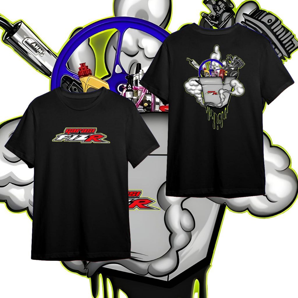 Kaos Garasi F1zr - Kaos 2stroke Kaos Mesin 2tak Kaos Distro Kaos Pria