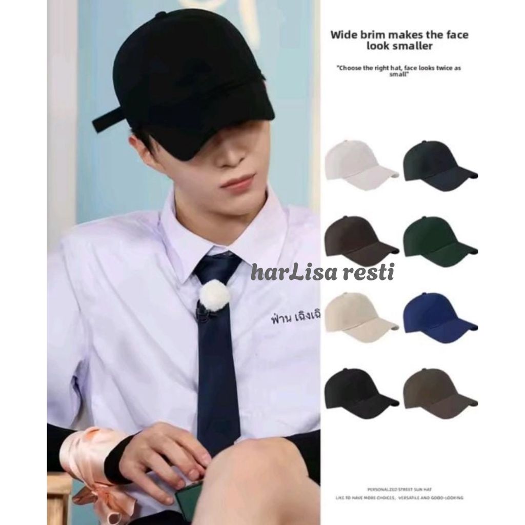 Topi Baseball Polos Pria Wanita Bahan Rapel Original Premium Caps Polo Distro Cowok Kanvas Unisex Wa