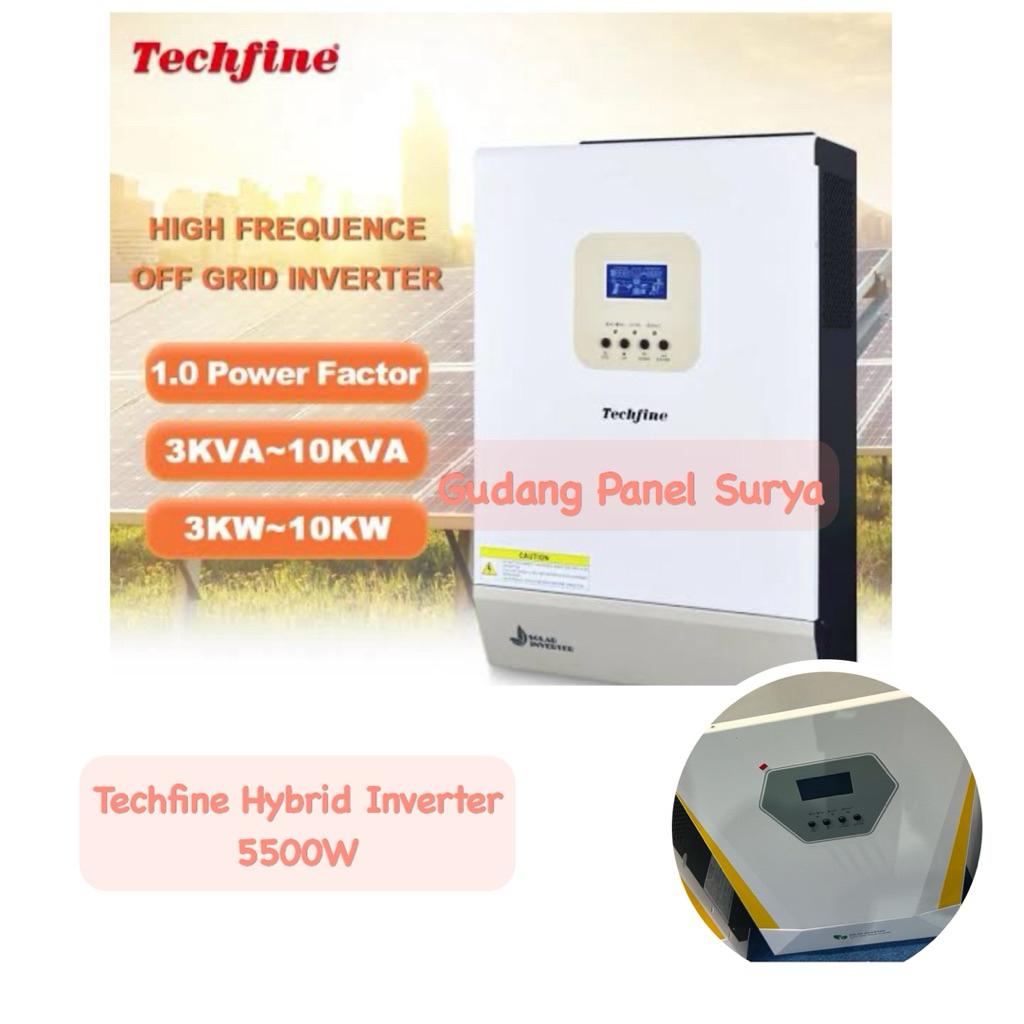 Techfine Inverter Hybrid 6200W 48V inverter techfine hybrid 6,2KW 48V 