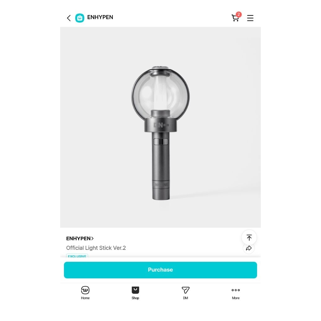 Enhypen Official Lightstick ver 2