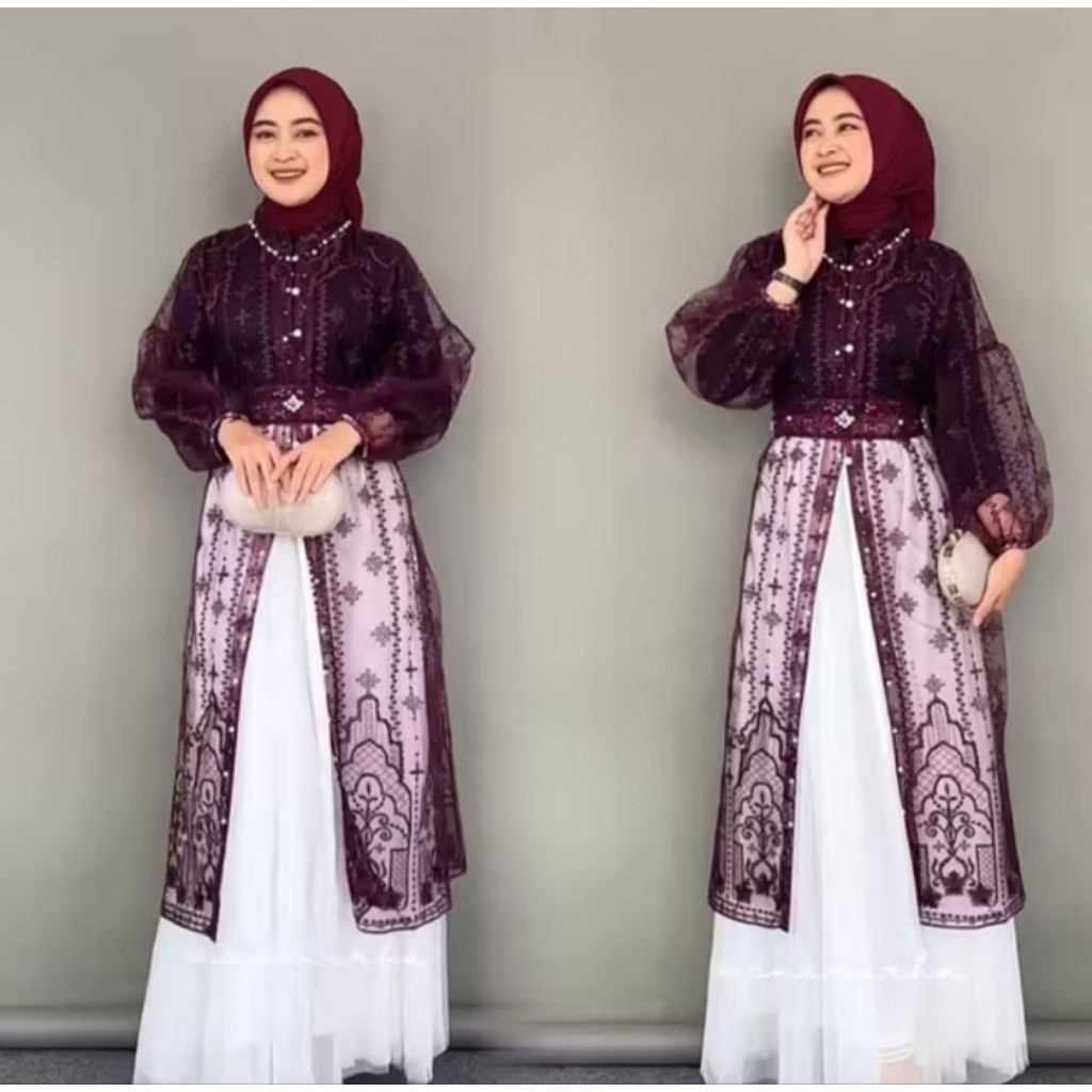 Azzura Outer Brokat/ Atasan Wanita/ Hanya Outernya saja
