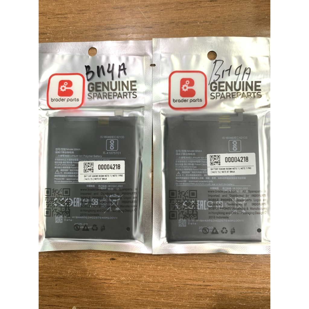BATTERY XIAOMI REDMI NOTE 7/NOTE 7 PRO ORI BRADER PART