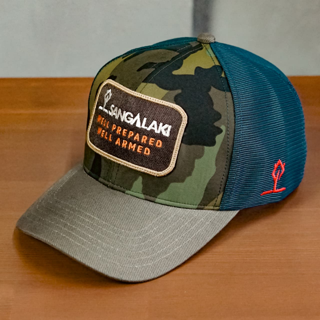 Topi SANGALAKI Wanderer Trucker Hat Camo
