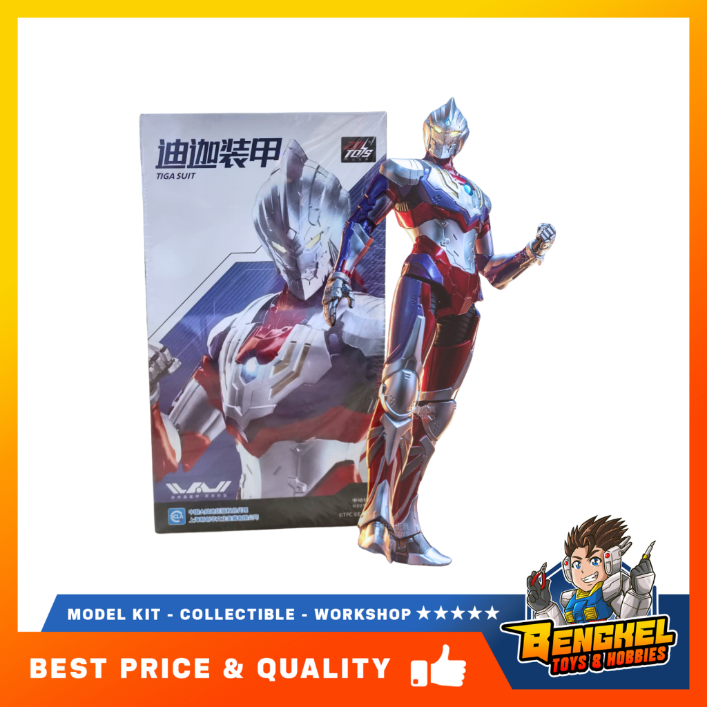 ZD TOYS ULTRAMAN TIGA SUIT - 18CM ACTION FIGURE