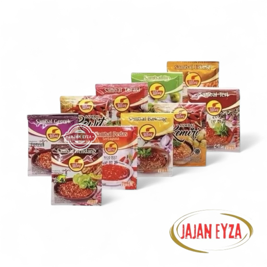 SAMBAL ULEG FINNA 1 PACK/RENTENG ISI 10 ALL VARIAN SAMBAL BAWANG SAMBAL KECOMBRANG SAMBAL TERASI SAM