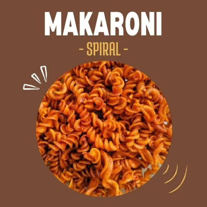 makaroni keriting / makaroni spiral kering pedas gurih bikin nagih 110g - 1 kg