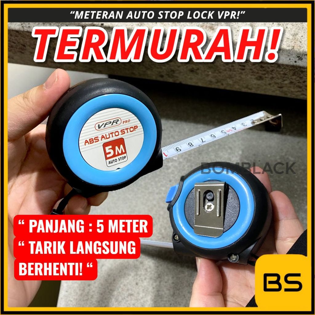 Meteran VPR 5 Meter Measuring Tape VPR 5 Meter TERMURAH meteran 5 meter meteran tukang