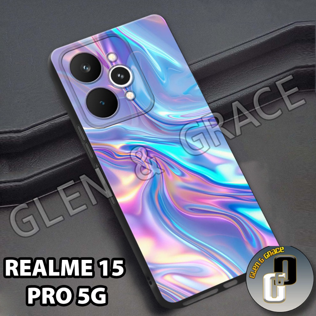 G22 - Softcase realme 15 pro 5g terbaru 2025 - case karet realme15 pro - motif pastel - Softcase all