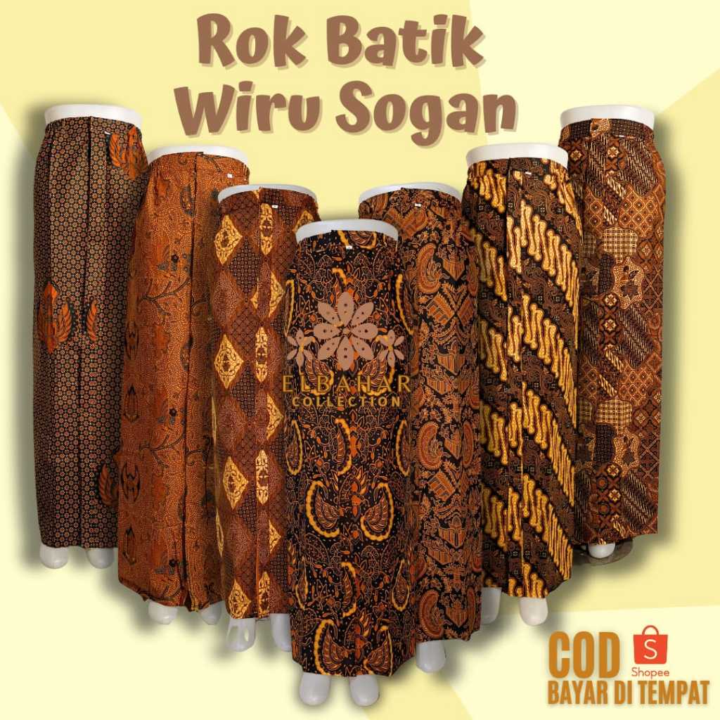 Rok Batik Wiru Sogan Solo Jarit Instan Jarik Batik Wiron Bawahan Kebaya Kondangan Wisuda Nikah Akad 