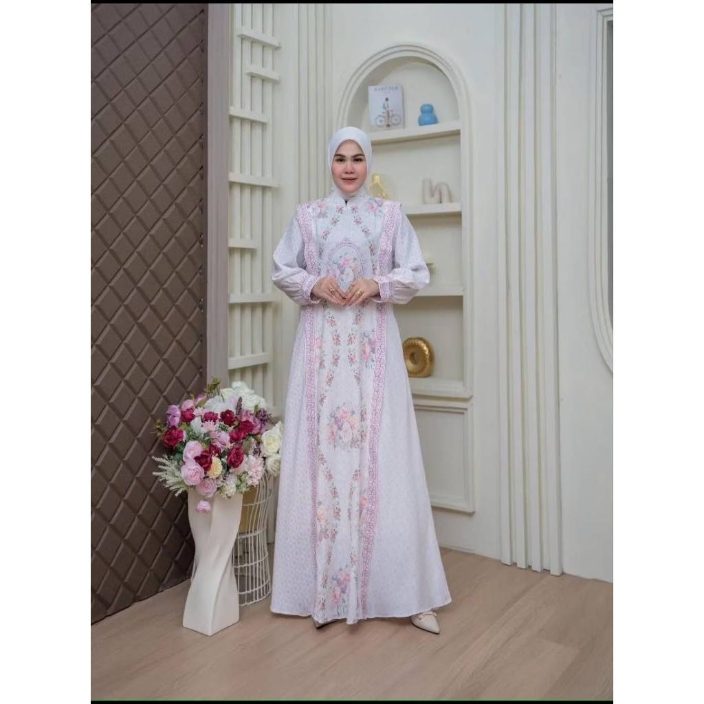 Gamis Belifi Elmas by Ayjora warna White