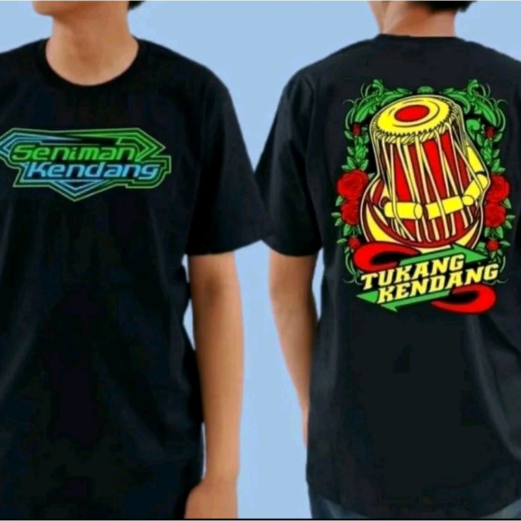 kaos t-shirt seniman kendang distro peria wanita viral