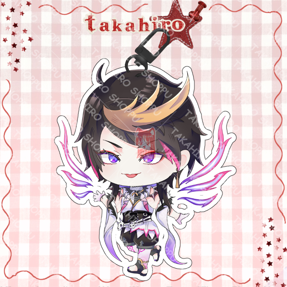 Ganci / Gantungan Kunci / Keychain Akrilik VTUBER NIJISANJI SHU YAMINO