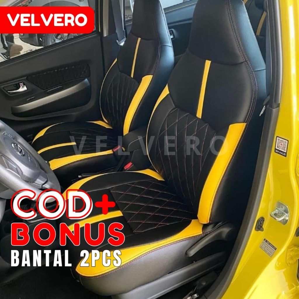 Sarung Jok Mobil Sigra Full Set 3 Baris