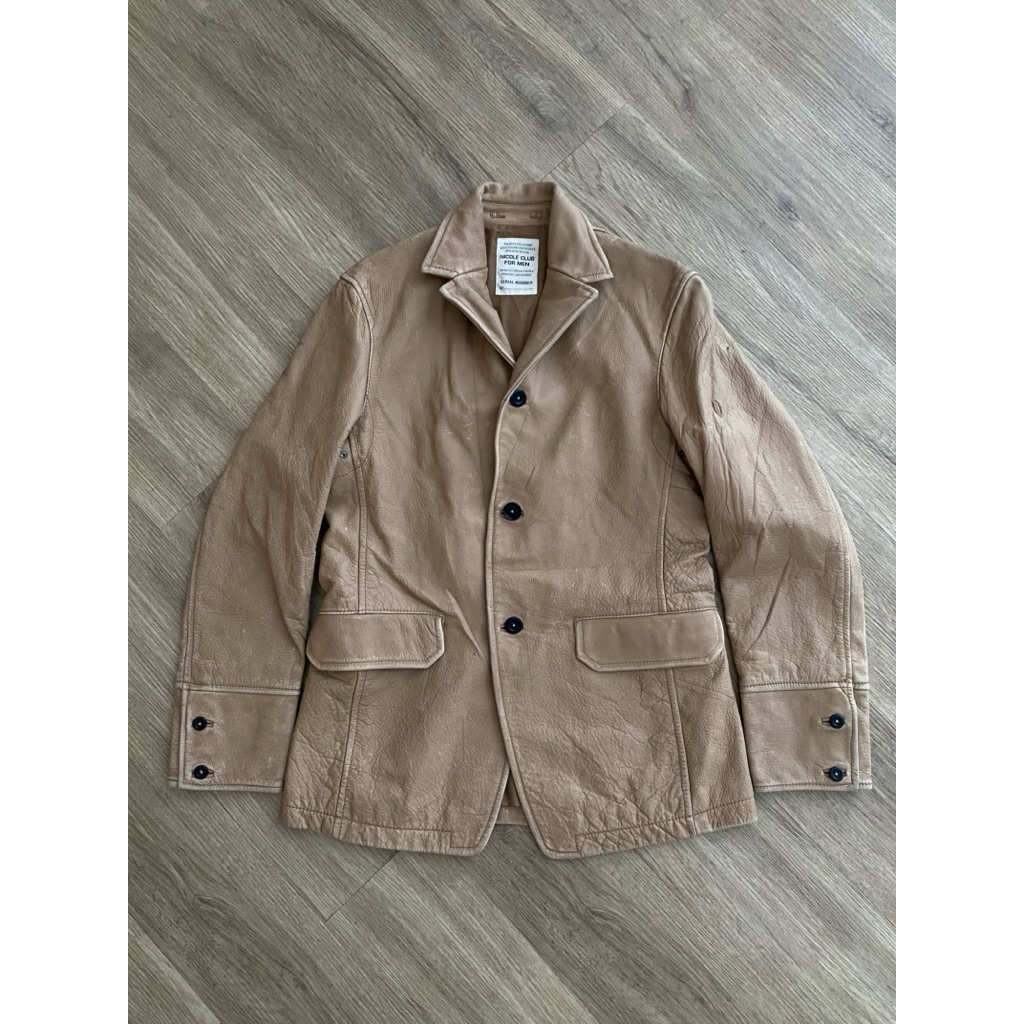 NICOLE CLUB FOR MEN JAS BLAZER LEATHER | BLAZER