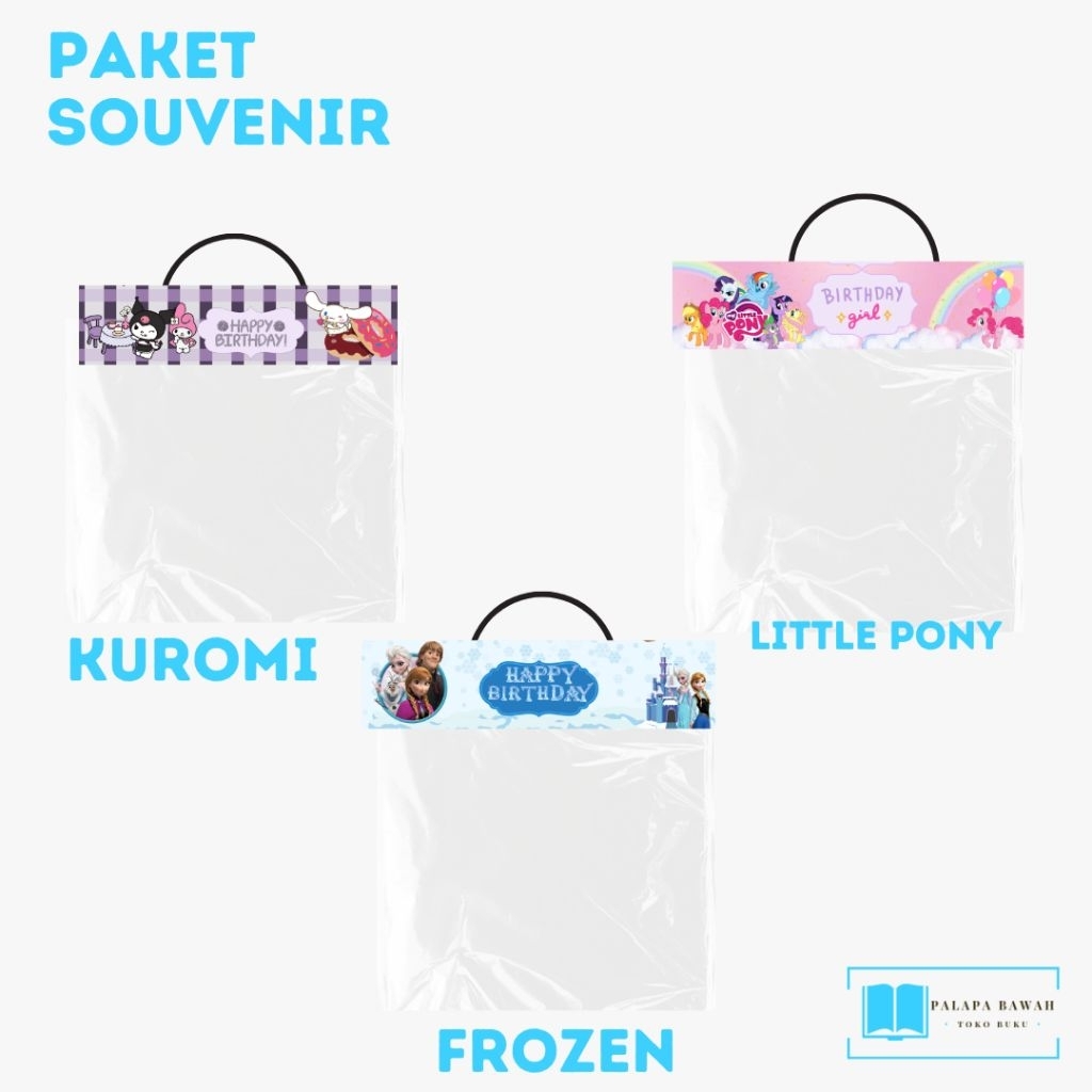 PLASTIK SOUVENIR ULANG TAHUN PLASTIK SOUVENIR BINGKISAN