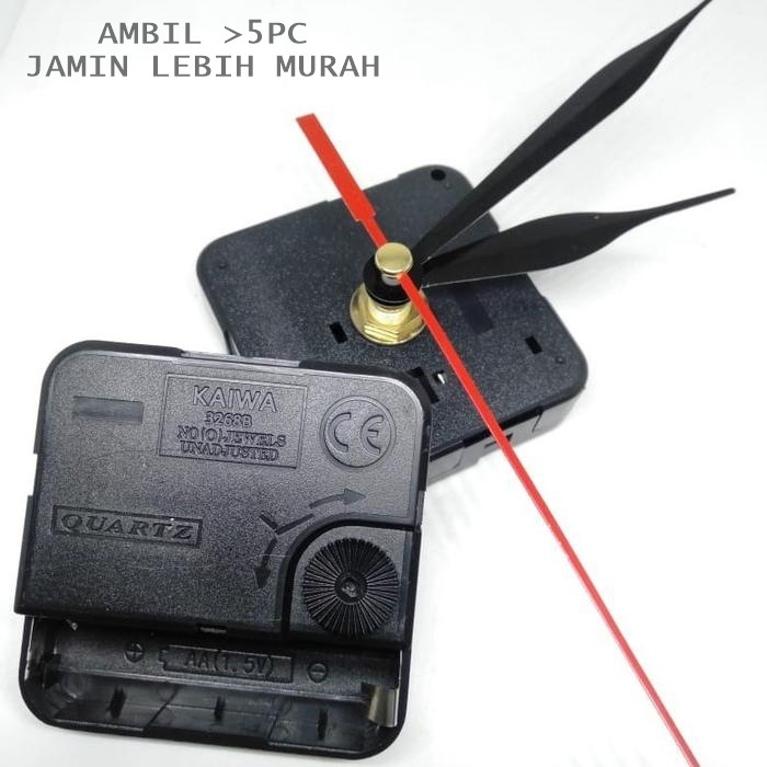 Mesin Jarum Jam Dinding Detak Quartz Model Gantung — 10