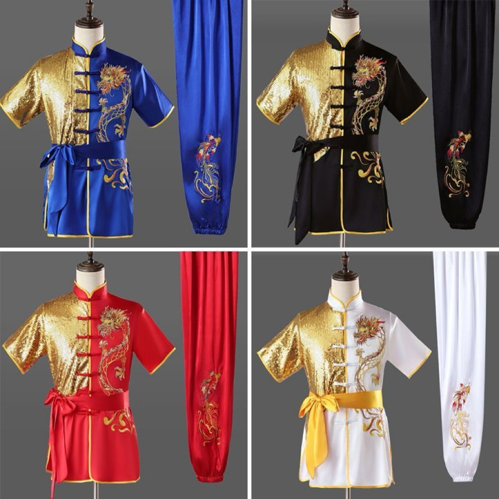 PO BAJU PERTANDINGAN WUSHU BORDIR 7 KANCING