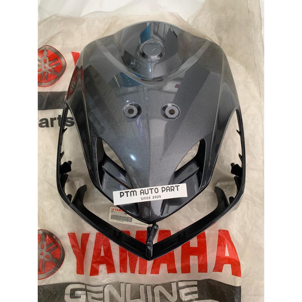 COVER BODY DEPAN MIO SMILE WARNA GREY/ABU TUA ORIGINAL YAMAHA KODE 28D-F8311-00-P2