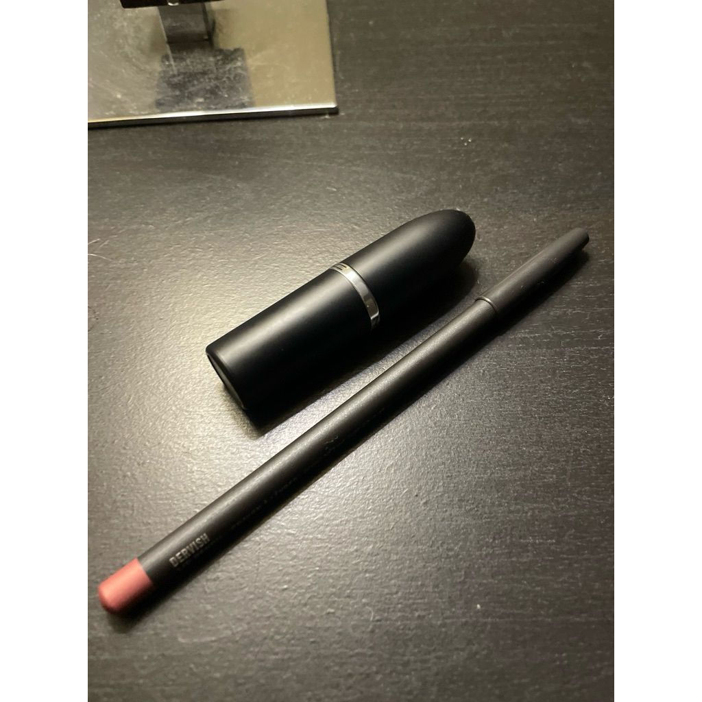 Preloved Lipstick MAC Mini Size Shade Ruby Woo free Lip Pencil MAC