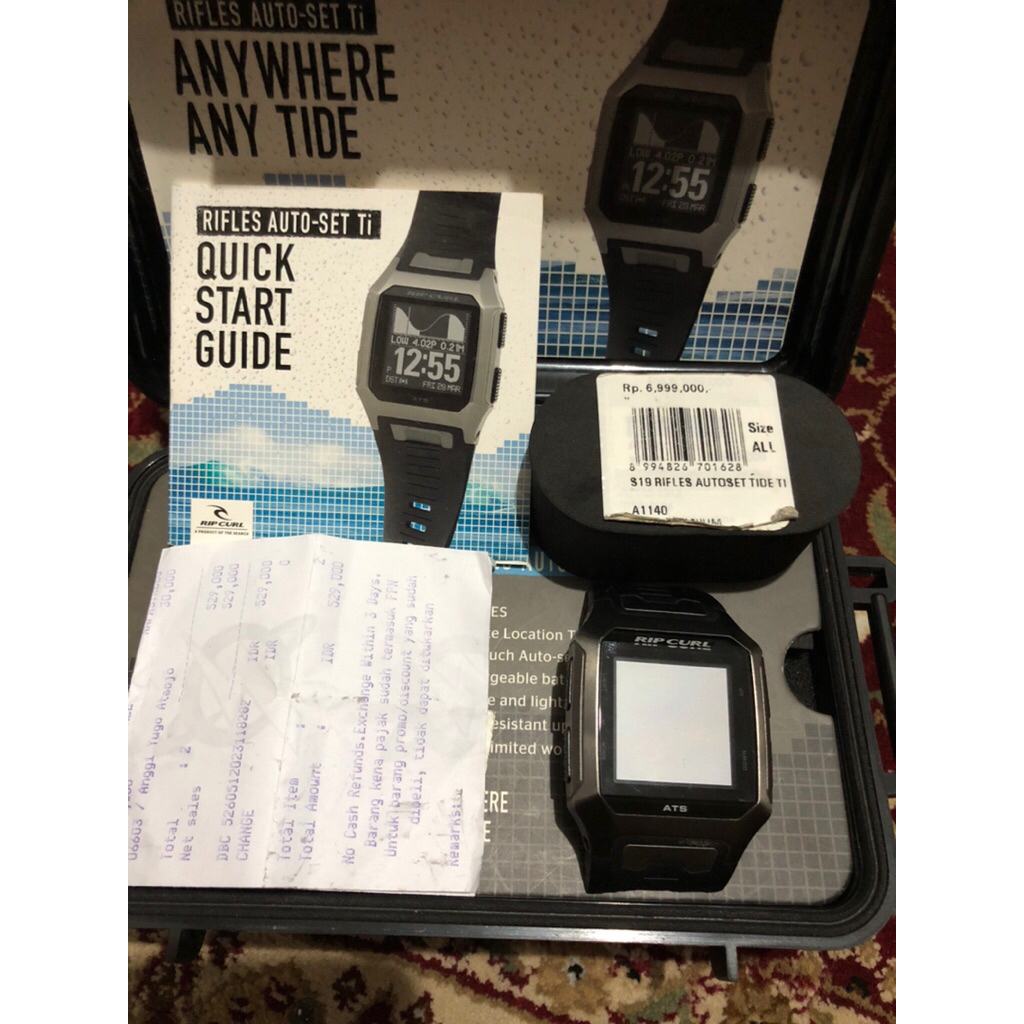 jam tangan ripcurl rifles auto set ti