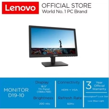 Monitor Lenovo D19-10 19 inch