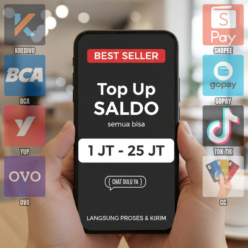 TERMURAH TOPUP SALDO/PULSA REGULER TRANSFER INDOSAT 500k SAMPAI 25.000k
