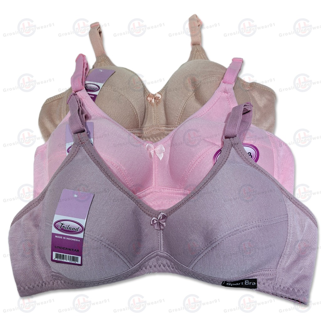 6PCS BRA SPORT POLOS ANAK CEWE SD SMP REMAJA ABG MURAH KARAKTER LUCU TRILAND