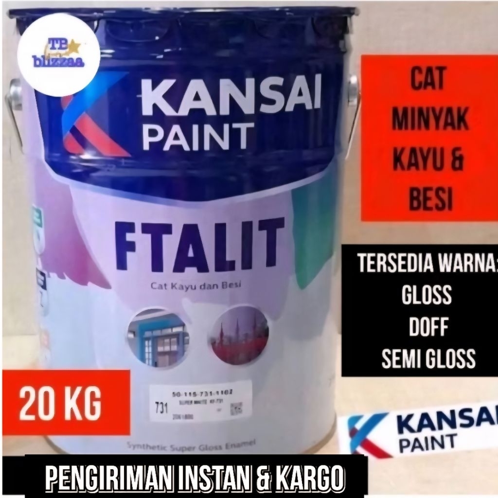 FTALIT 20kg Pail Aneka Warna Ftalit Gloss Ftalit Dof 20kg Ftalit Semi Gloss 20kg Ftalit 20kg