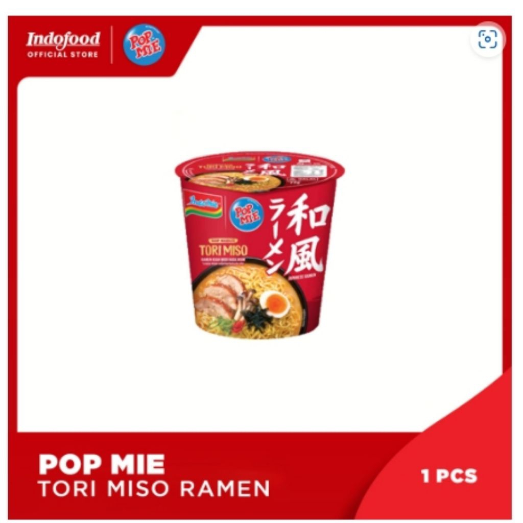 

(1 dus) Pop mie tori miso isi 12 pcs